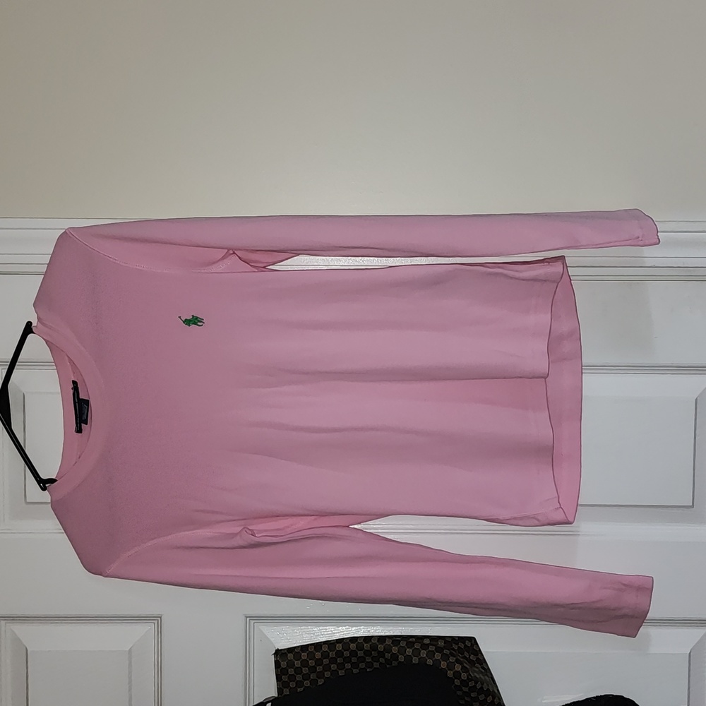 Ralph Lauren Sport Pink Long Sleeve Tee